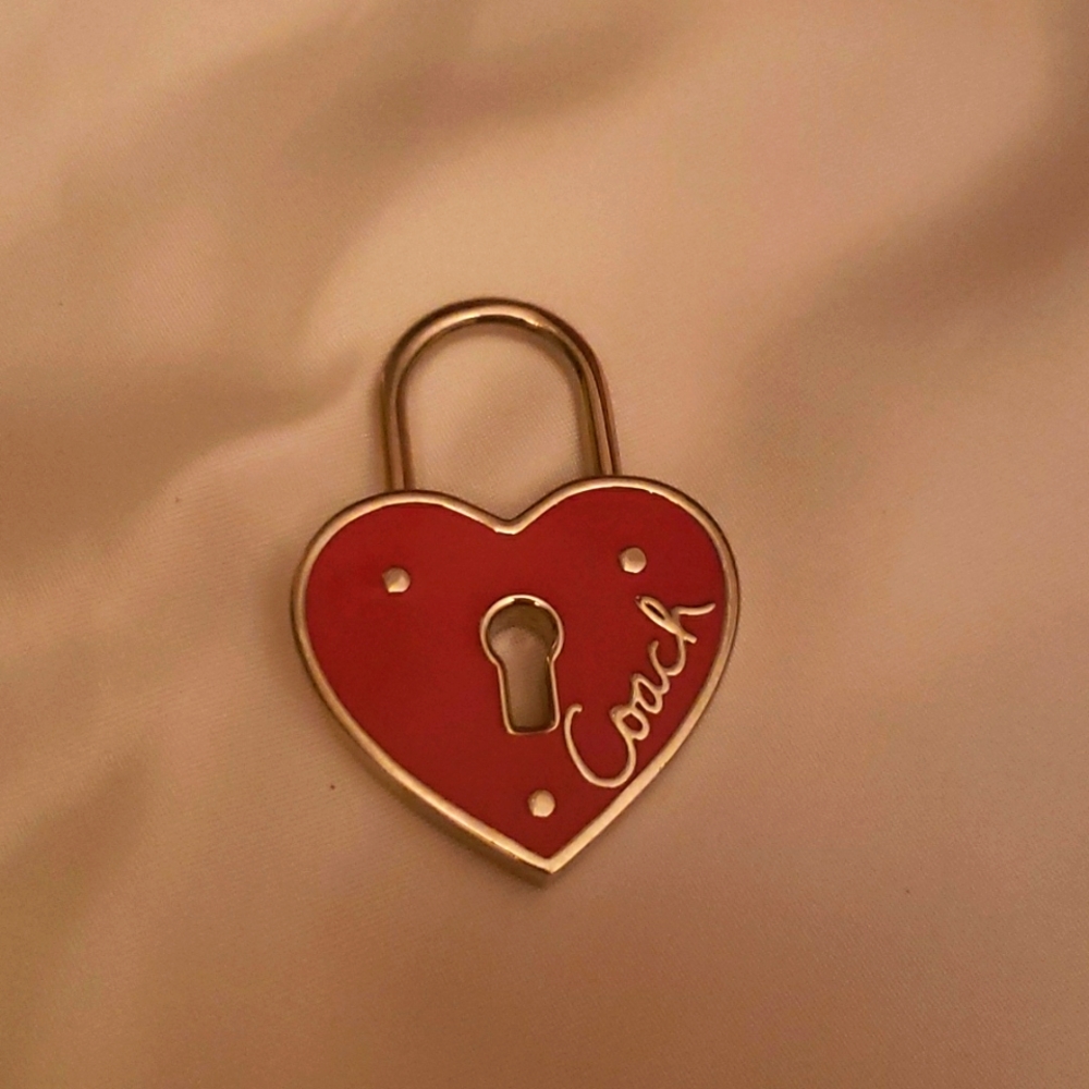 Coach bag charm